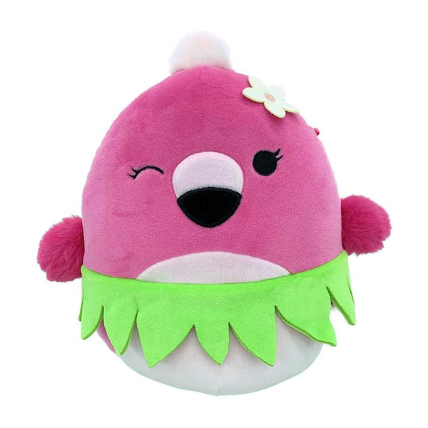 Squishmallows 8" Cookie the Flamingo in Hula Skirt