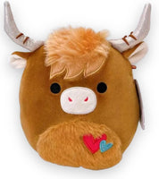 Squishmallows 8" Valentines Wilfred Longhorn Cow