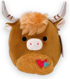 Squishmallows 8" Valentines Wilfred Longhorn Cow