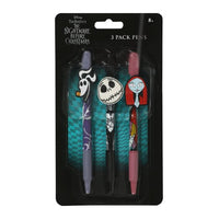 Nightmare Before Christmas 3 Pack Character Pens