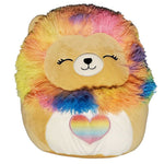 Squishmallows 8" Lianne the Lion with Rainbow Heart