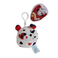 Squishmallows 3.5" Clip On Valentines Dustin the Dalmation