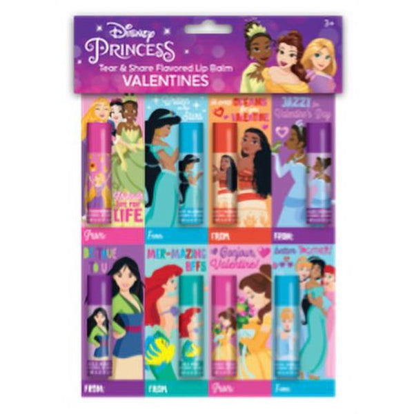 Disney Princess Valentine Exchange Tear N Share Lip Balms