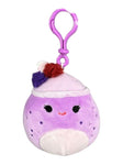 Squishmallows 3.5" Clip-On Vie the Berry Smoothie