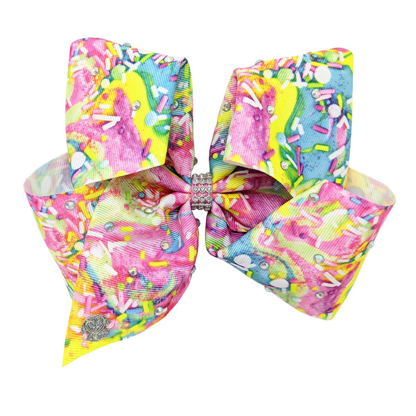 JoJo Siwa Large Cheer Hair Bow (Sprinkles)