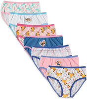 Spirit Riding Free Girls' 7-Pc Cotton Underwear Brief Panties