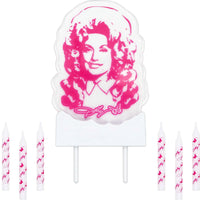 Dolly Party Party Supplies Light-Up Cake Topper with Candles