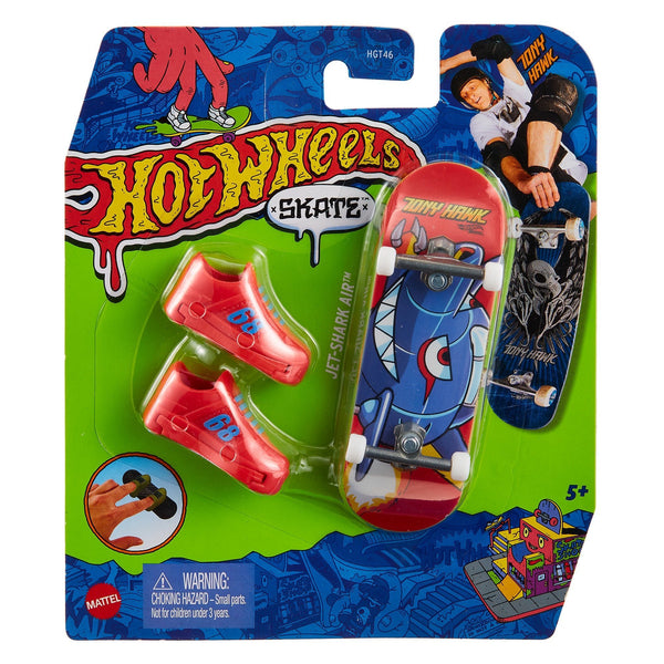 Hot Wheels Skate Fingerboard Tony Hawk Jet-Shark Air HGT64