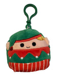 Squishmallows 3.5" Clip-On Bartie the Elf