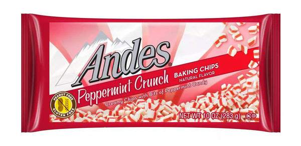 Andes Peppermint Crunch Baking Chips 10 oz Bag