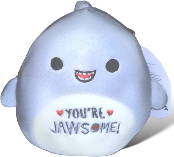 Squishmallows 5" Valentines Bernard the Shark  “You’re Jawsome”