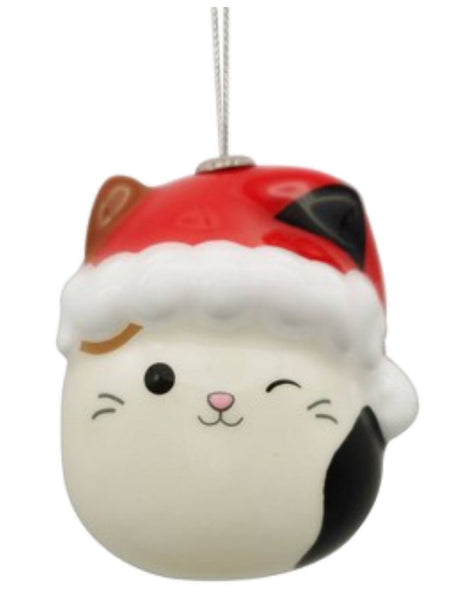 Squishmallows Kurt Adler Christmas Ornament Cam the Cat with Hat