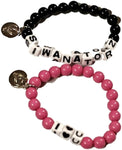 JoJo Siwa Stretch Bead Word Bracelets Set of 2