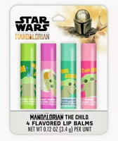 Star Wars Mandalorian Yoda 4 Pack Lip Balms