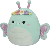 Squishmallows 8" Easter Reina the Butterfly with Flowers