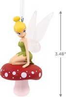 Hallmark Tinker Bell on Mushroom Ornament