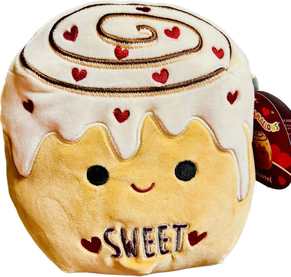 Squishmallows 8" Valentines Chanel the Cinnamon Roll