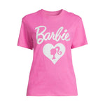 Barbie Glitter Logo Junior Girls T-Shirt