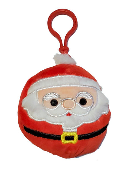 Squishmallows 3.5" Clip-On Nick Santa Claus