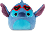 Squishmallows 6.5" Valentines Disney Stitch with Heart Glasses