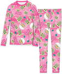 Cuddl Duds Star Wars Mandalorian Baby Yoda Girls' Thermal Underwear Set