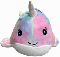 Squishmallows 11" Tie Dye Narwhal Natalie