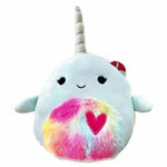 Squishmallows 8" Valentines Niema the Narwhal