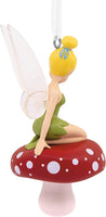 Hallmark Tinker Bell on Mushroom Ornament