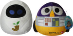 Squishmallows 8" Disney Pixar Wall-E and EVE 2-Pack