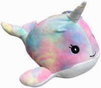 Squishmallows 11" Tie Dye Narwhal Natalie