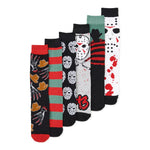 Freddy vs. Jason Men's Socks, 6-Pack