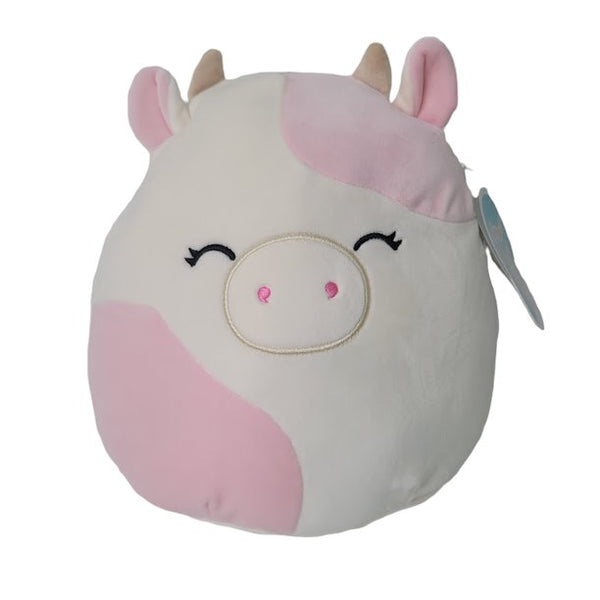 Squishmallows 10" Caedyn the Pink Cow (Sleepy)