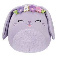 Squishmallows 8" Easter Bubbles the Bunny with Flowers