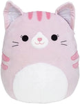 Squishmallows 8" Laura the Pink Tabby Cat