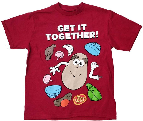 Get it Together Mr Potato Head Boys Red T-Shirt