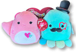 Squishmallows 8" Perfect Pairs Saxa the Stingray and Eiko the Octopus