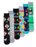 Hasbro Games Mens 6 Pack Crew Socks