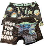 Star Wars Mandalorian Baby Yoda Mens 2 Pack Boxer Briefs