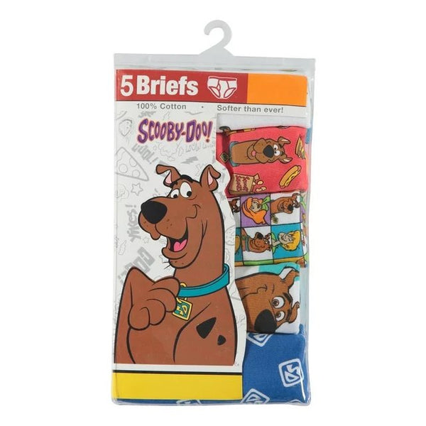 Scooby Doo Boys 5 Pack Brief Underwear Size 4