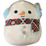 Squishmallows 8" Manny the Snowman with Plaid Scarf