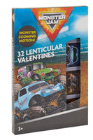 Monster Jam 32 Lenticular Valentines