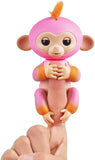 Fingerlings Interactive Baby Monkey Summer (Pink With Orange Accents)