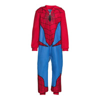 Spider Man Boys One-Piece Hooded Sleeper