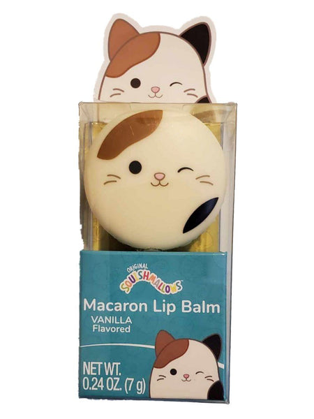 Squishmallows Macaron Shaped Lip Balm Vanilla Cam the Cat