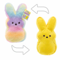 Peeps 12" Reversible Plush Bunny Rainbow to Yellow