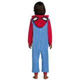 Spider Man Boys One-Piece Hooded Sleeper