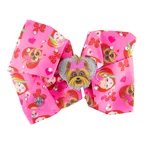 JoJo Siwa Large Hairbow Pink Hearts BowBow Dog