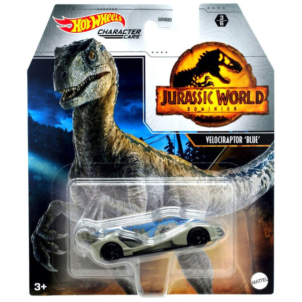 Hot Wheeels Jurassic World Velociraptor Blue