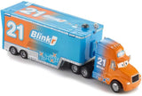 Disney Pixar Cars Blinkr #21 Speedy Comet's Hauler