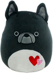 Squishmallows 8" Rhett the French Bulldog with Hearts